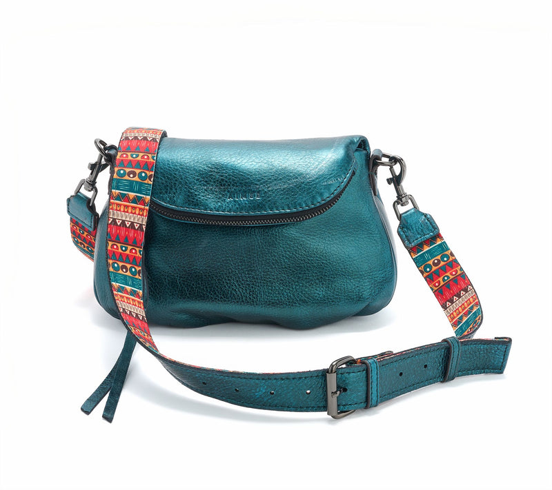 "As Is" Aimee Kestenberg Dual Entry Leather Crossbody w/ Two Way Strap — View 14
