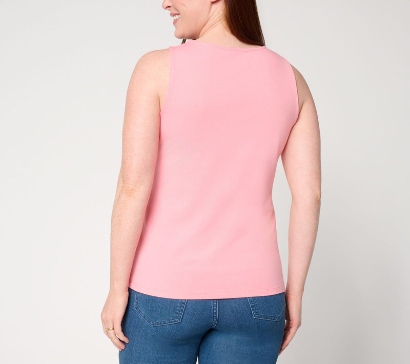 BEAUTIFUL by Lawrence Zarian Classic Knit Irresistible Square Neck Top — View 4