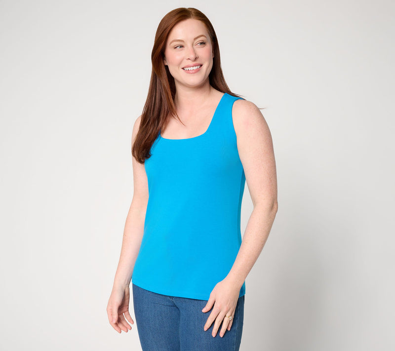 BEAUTIFUL by Lawrence Zarian Classic Knit Irresistible Square Neck Top — View 13