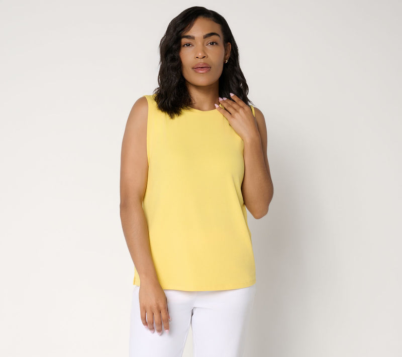 BEAUTIFUL by Lawrence Zarian Refined Knit Crew-Neck Tank — Main view