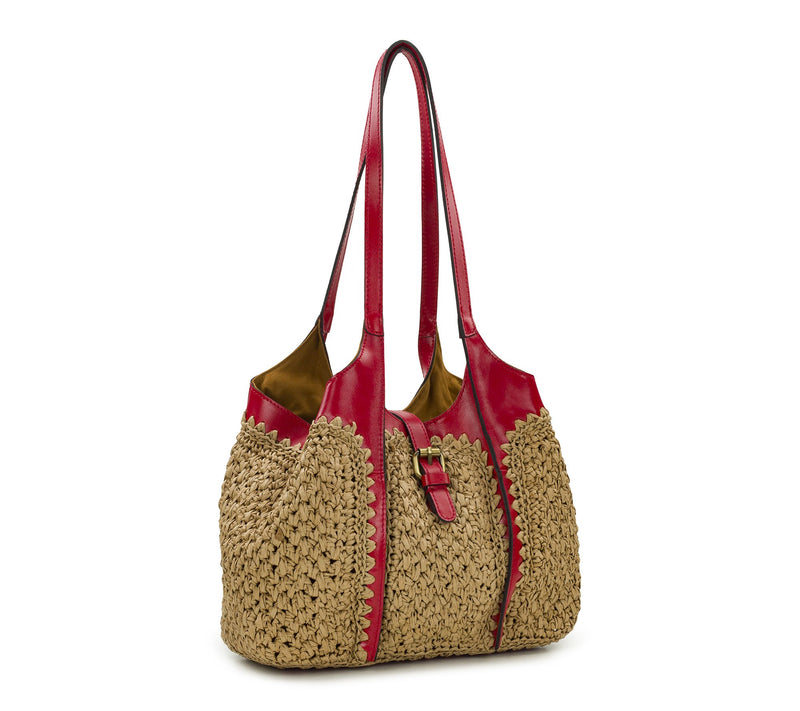 Patricia Nash Christiana Woven Satchel — View 4