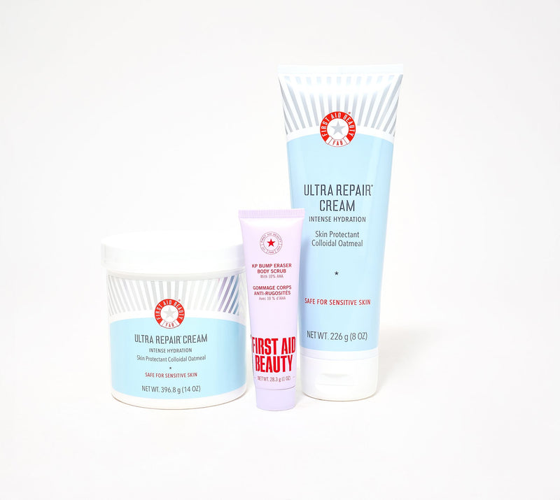 First Aid Beauty Ultra Repair Cream 14oz + 8oz Duo w/ Mini KP — View 10