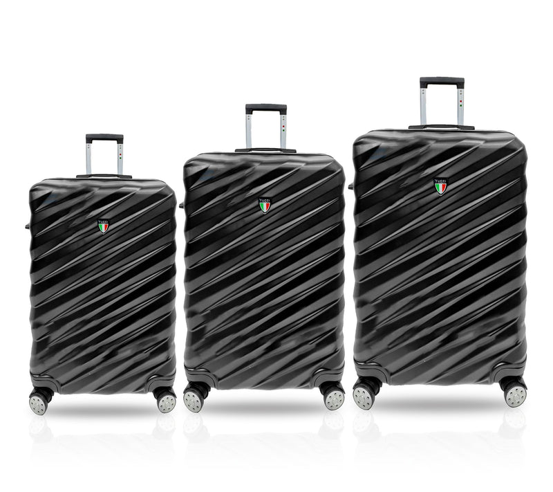 TUCCI Italy STORTO 3PC Hardside Luggage Set (20", 24", 28") — Main view