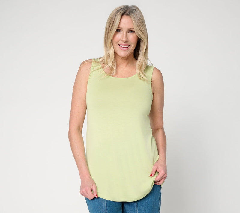 LOGO Layers by Lori Goldstein Curved Hem Classic Tank — Main view