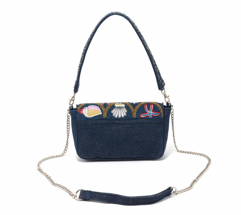 America & Beyond Embellished Shoulder Bag — View 2