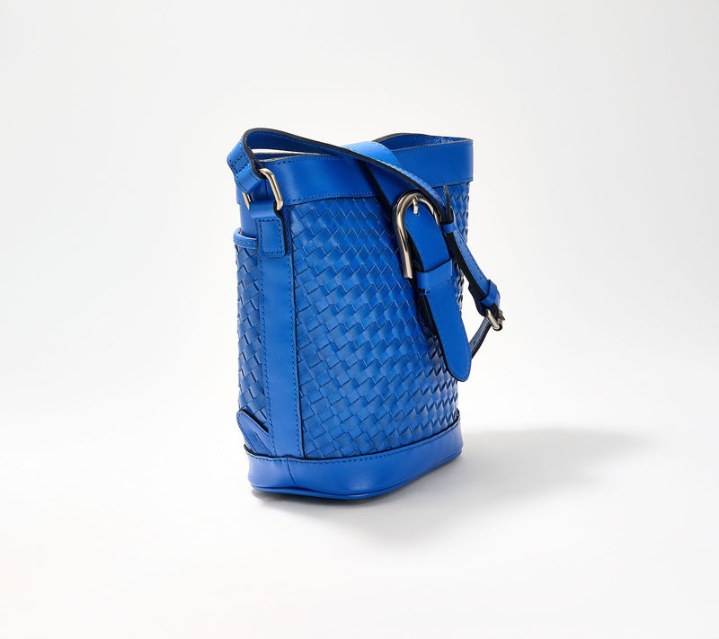 Patricia Nash Woven Leather Margaux Crossbody — View 2