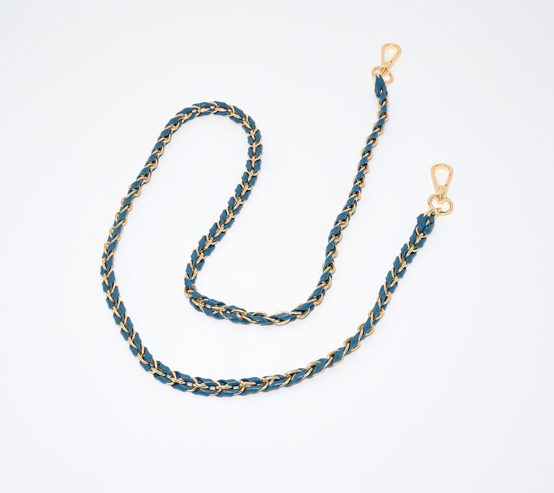 Pom Pom London Leather Chain Weave Strap — View 14