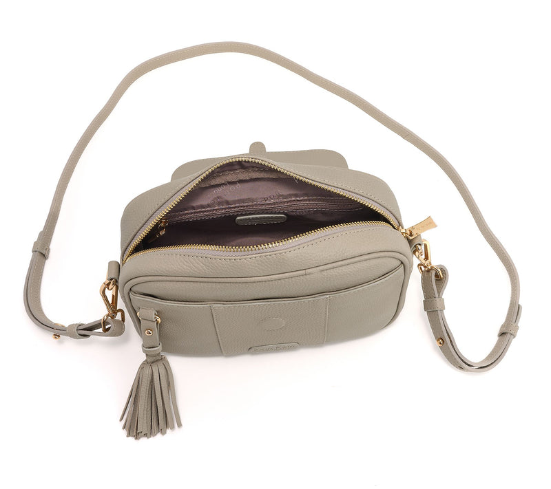 Pom Pom London Leather Buckle Crossbody — View 3