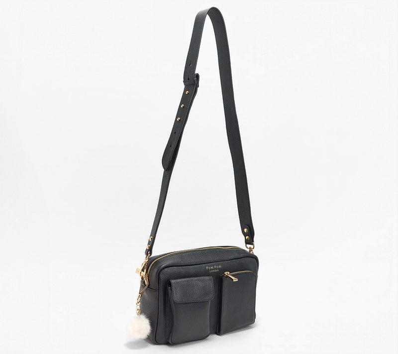 Pom Pom London RFID Leather Chiswick Cargo Crossbody — View 2