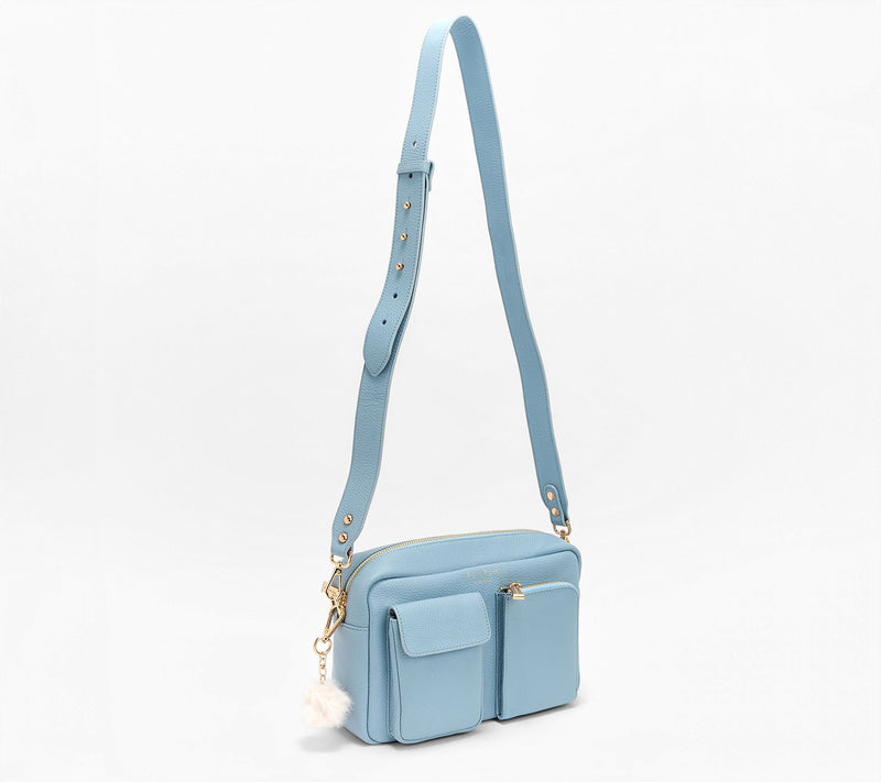Pom Pom London RFID Leather Chiswick Cargo Crossbody — View 4