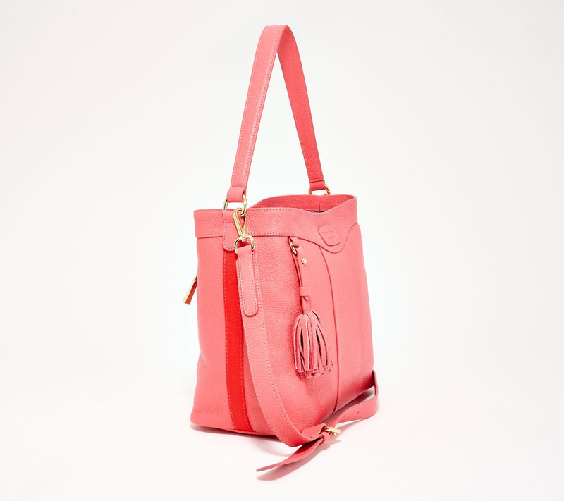 Pom Pom London Hampstead Leather Bucket Bag — View 16