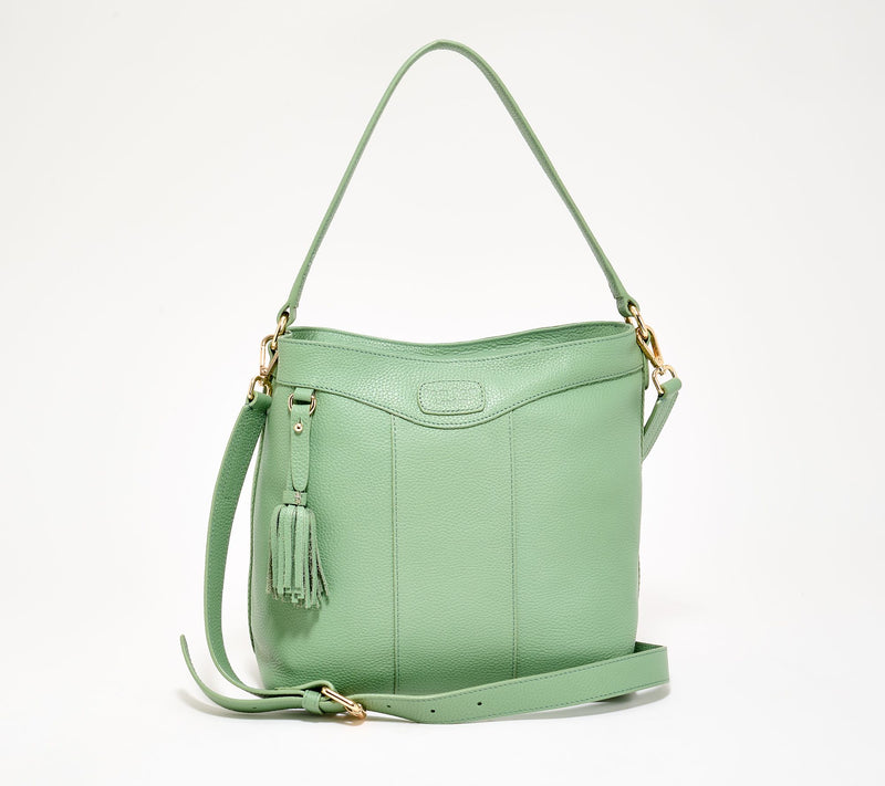 Pom Pom London Hampstead Leather Bucket Bag — View 9
