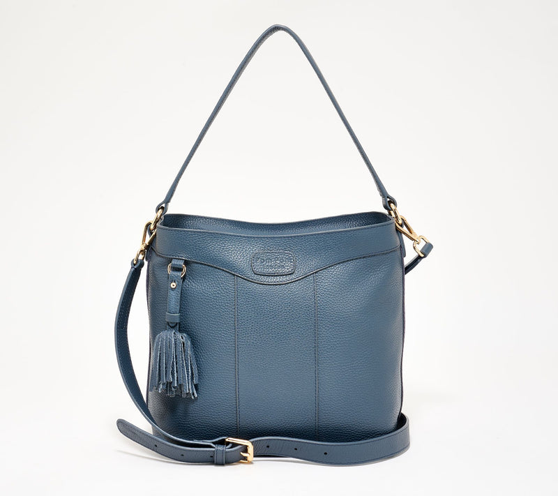 Pom Pom London Hampstead Leather Bucket Bag — View 11
