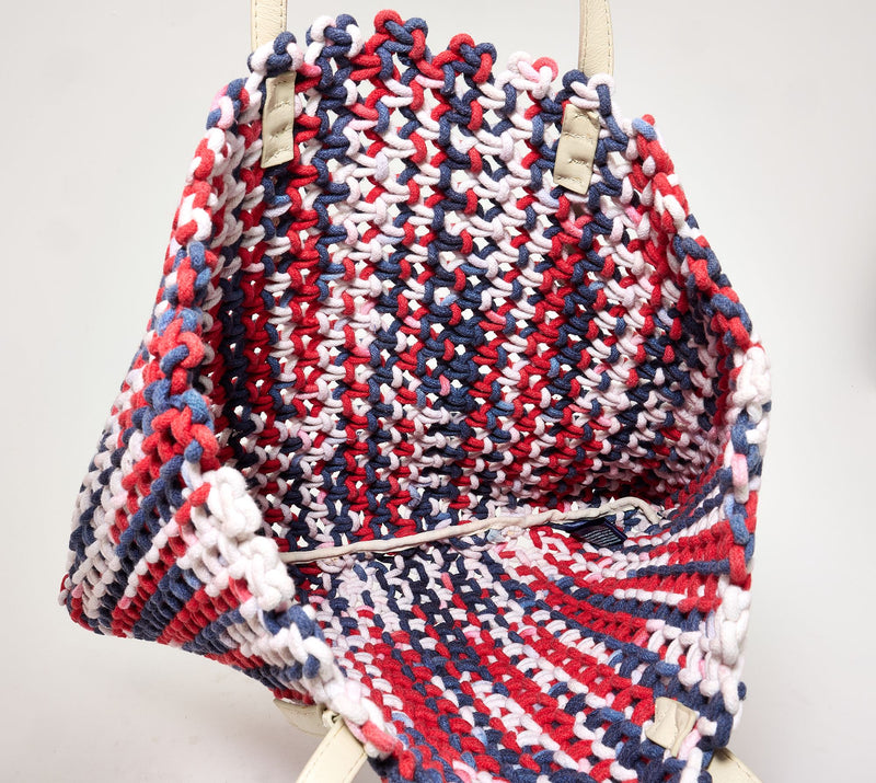 American Leather Co. Sonoma Macrame Tote — View 5