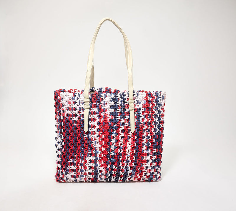 American Leather Co. Sonoma Macrame Tote — View 9