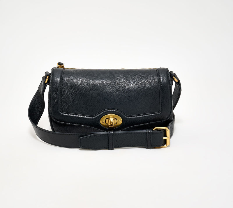 American Leather Co. Avery Double Entry Turnlock Crossbody — View 11