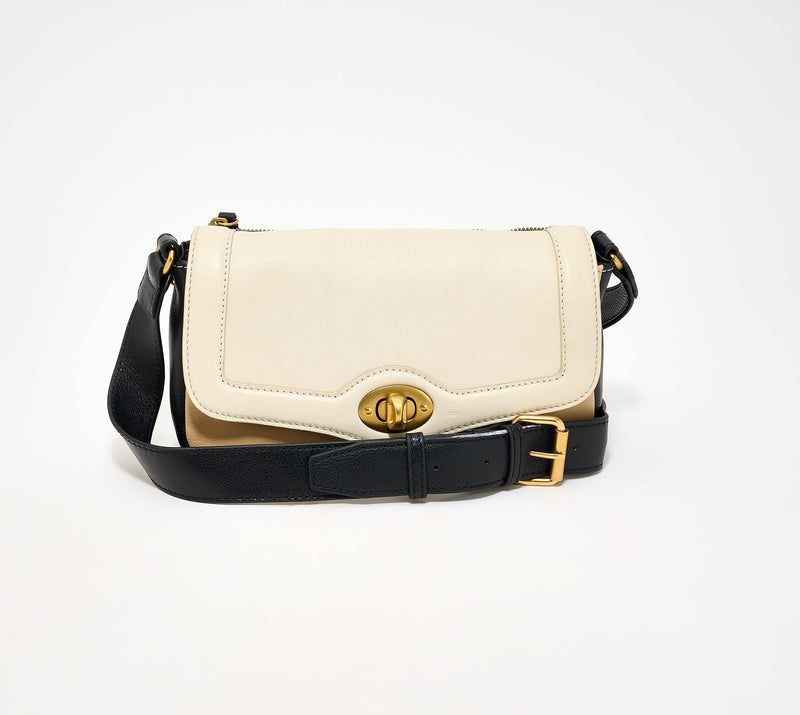 American Leather Co. Avery Double Entry Turnlock Crossbody — View 12