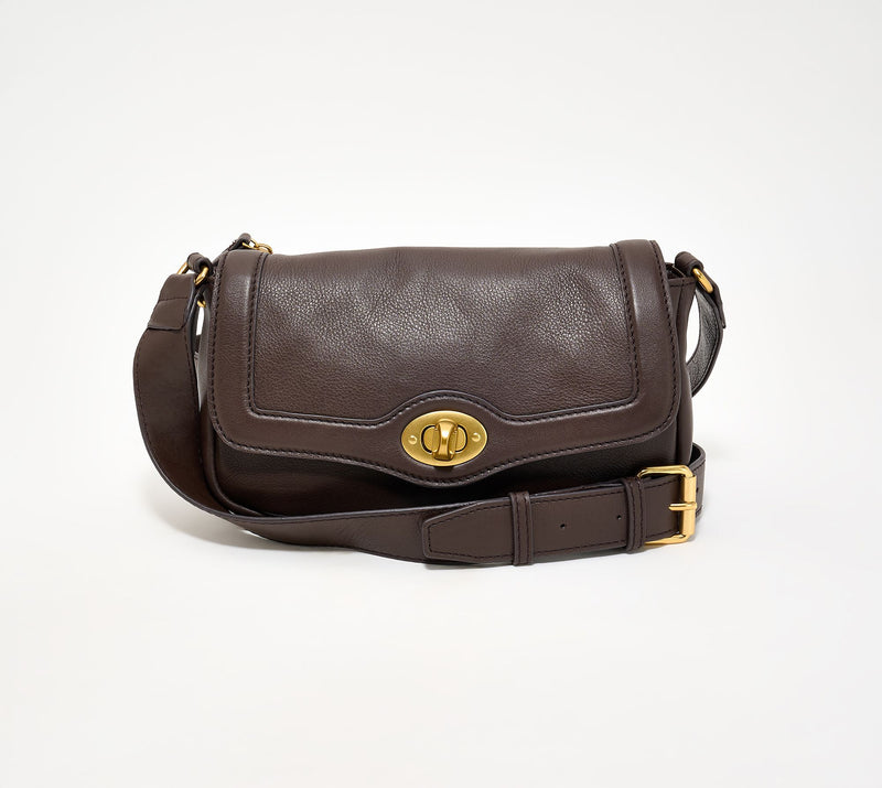 American Leather Co. Avery Double Entry Turnlock Crossbody — View 13