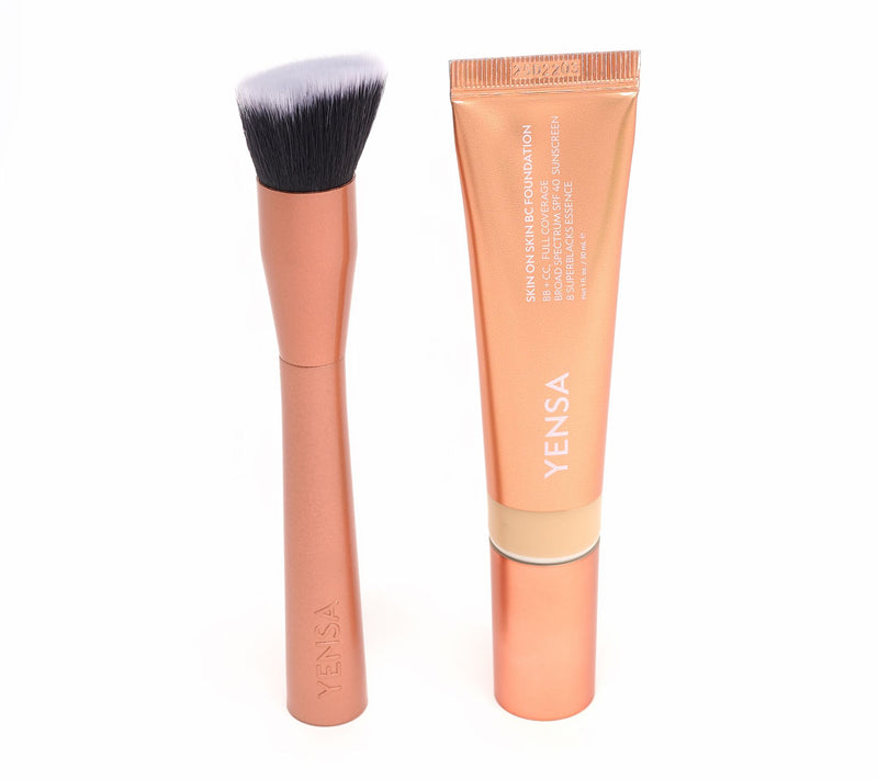 YENSA Beauty BC Skin on Skin SPF 40 Foundation with Brush — View 7