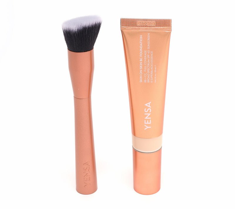 YENSA Beauty BC Skin on Skin SPF 40 Foundation with Brush — Main view