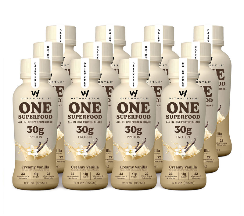 VitaHustle ONE Superfood Ready to Drink 30g Protein Shakes 12-Pack — Main view