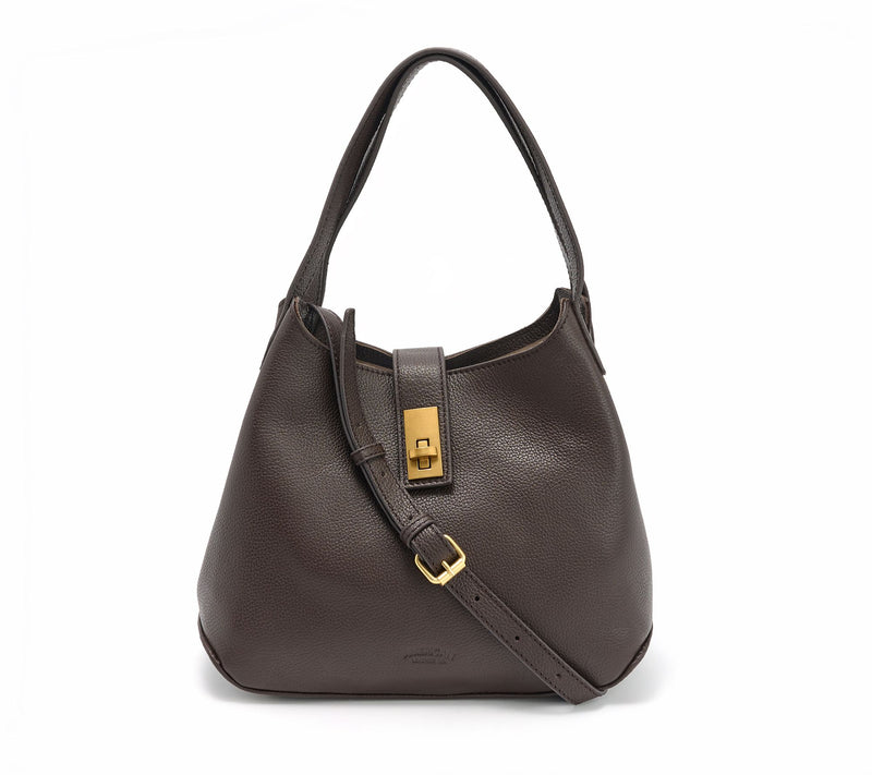 American Leather Co. Lexington Turnlock Convertible Bag — View 17