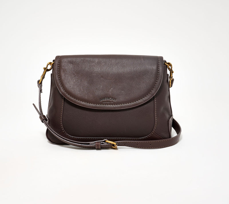 American Leather Co. Ellis Leather Crossbody — View 12