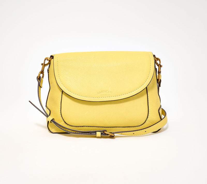 American Leather Co. Ellis Leather Crossbody — View 14