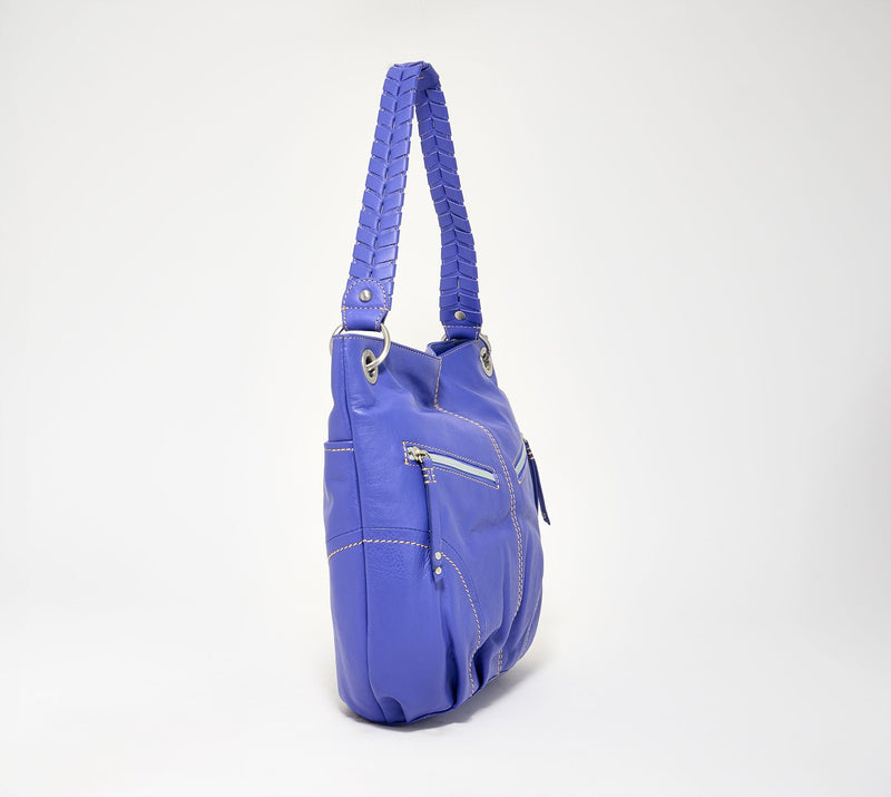 American Leather Co. Camden Leather Bucket Hobo — View 4