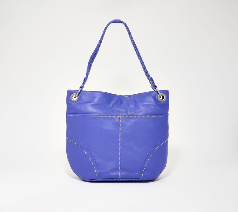 American Leather Co. Camden Leather Bucket Hobo — View 5