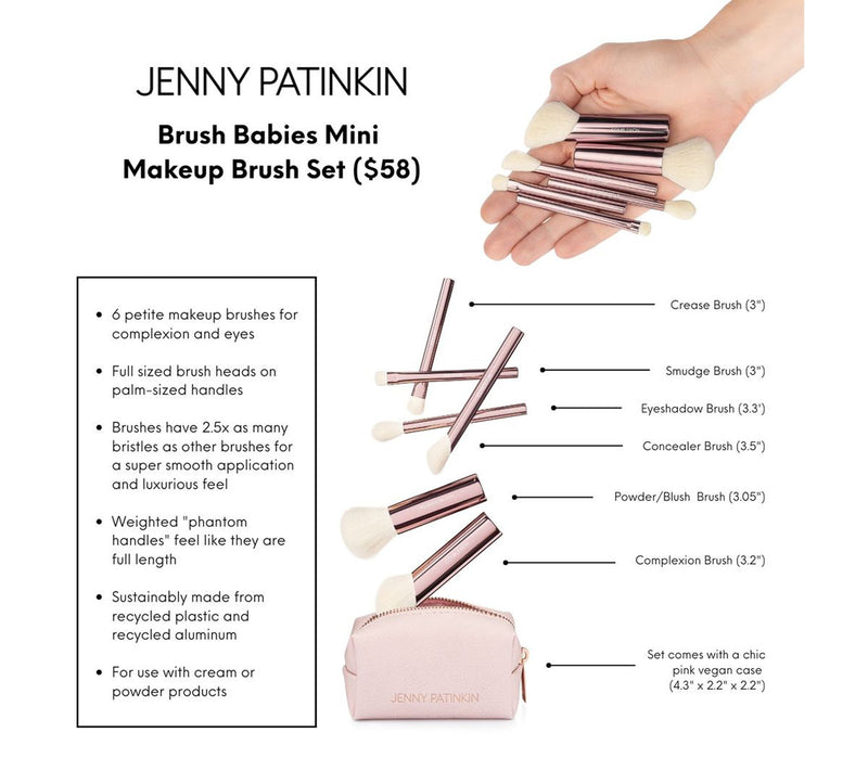 Jenny Patinkin Brush Babies Mini Makeup Brush Set — View 2