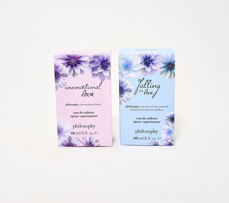 philosophy falling in love & unconditional love 2oz edt duo — View 2