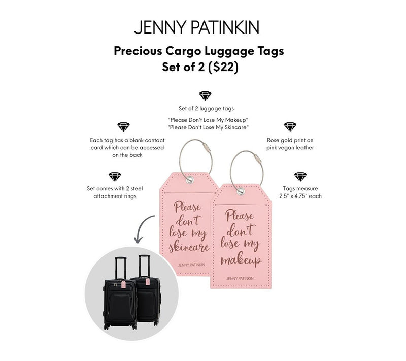 Jenny Patinkin Precious Cargo Luggage Tags, Set of 2 — View 4