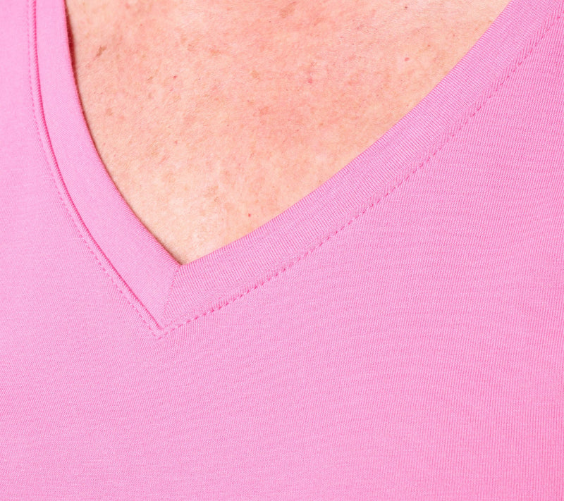 Susan Graver Essentials Comfy Cotton V-Neck Sleeveless Top — View 6