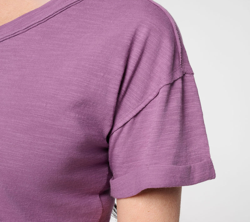 LOGO Principles by Lori Goldstein Short Sleeve V-Neck Tee — View 6