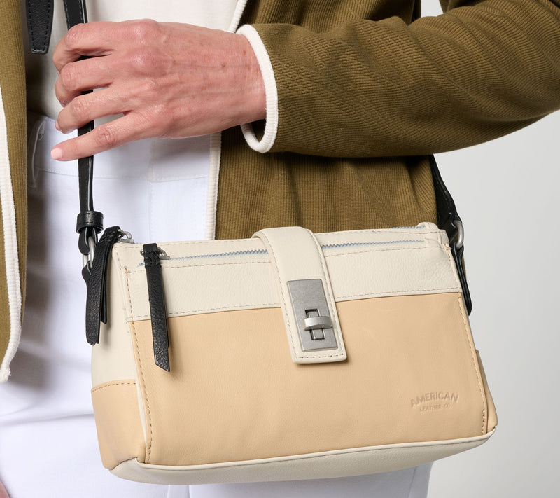 American Leather Co. Lexington Triple Entry Crossbody — View 8
