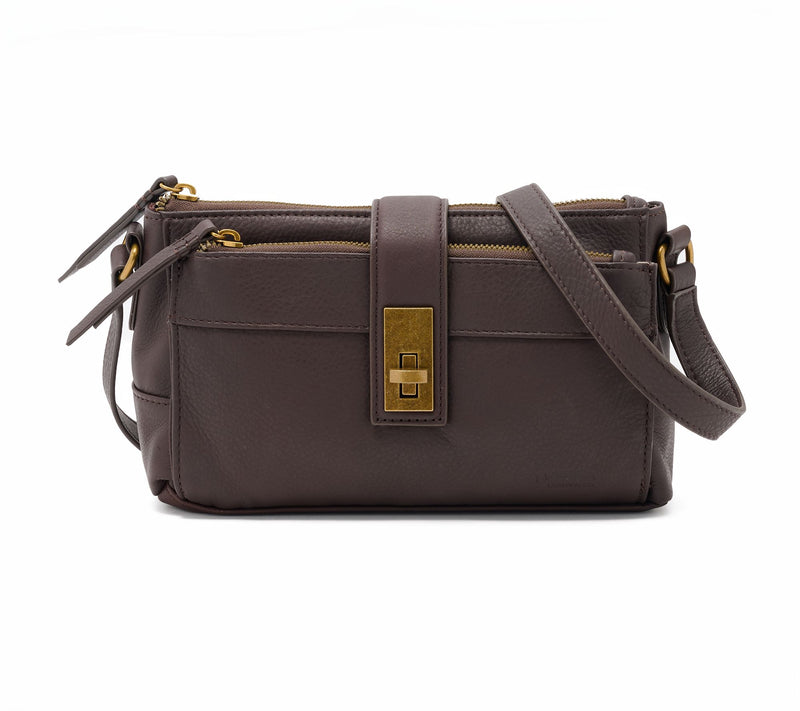 American Leather Co. Lexington Triple Entry Crossbody — View 16
