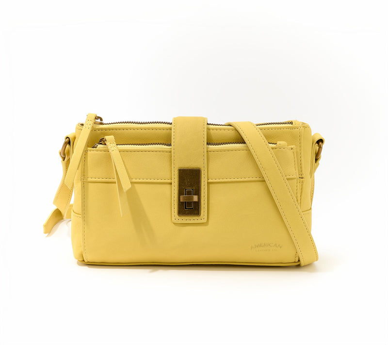 American Leather Co. Lexington Triple Entry Crossbody — Main view