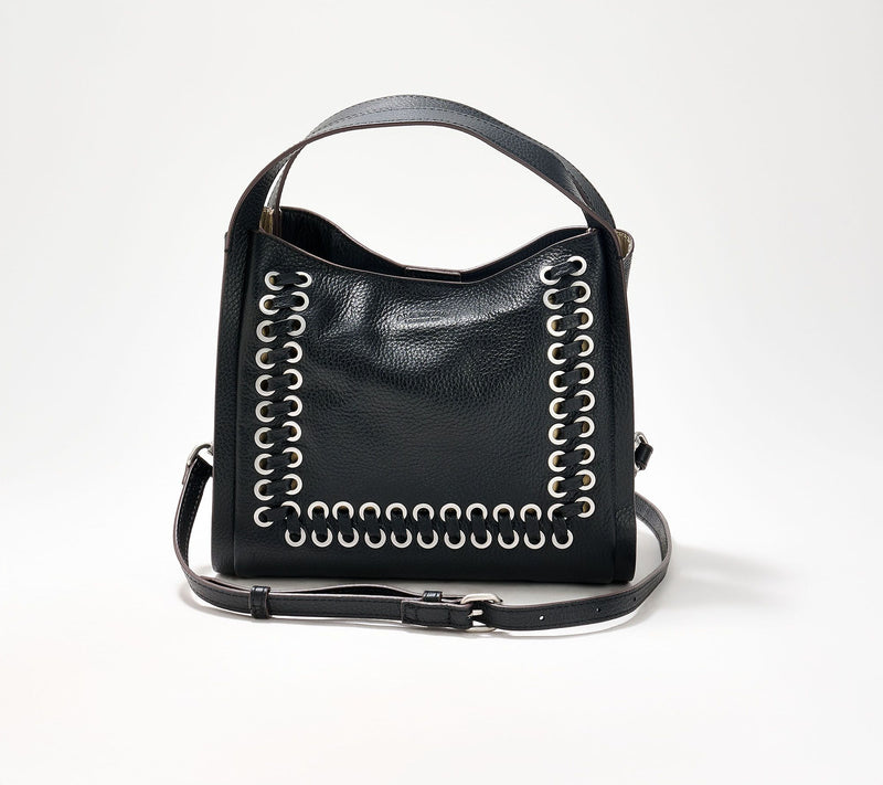 American Leather Co. Auburn Eyelet Convertible Crossbody — View 10