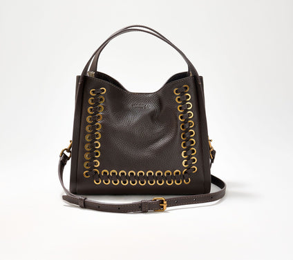 American Leather Co. Auburn Eyelet Convertible Crossbody