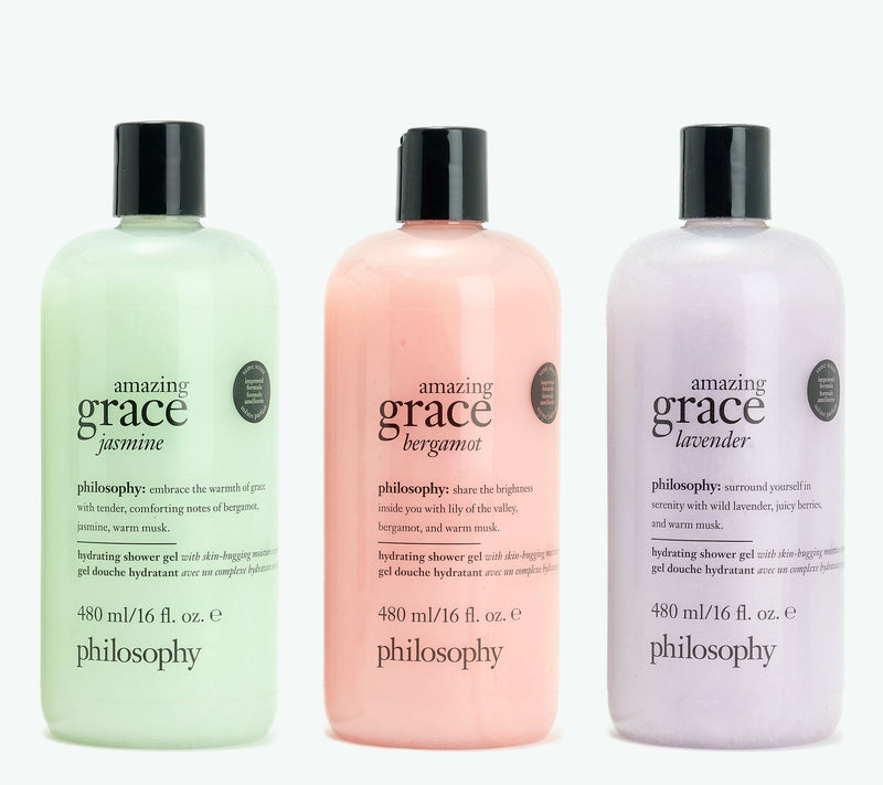 philosophy a twist of grace 3pc 16oz shower gel set — Main view