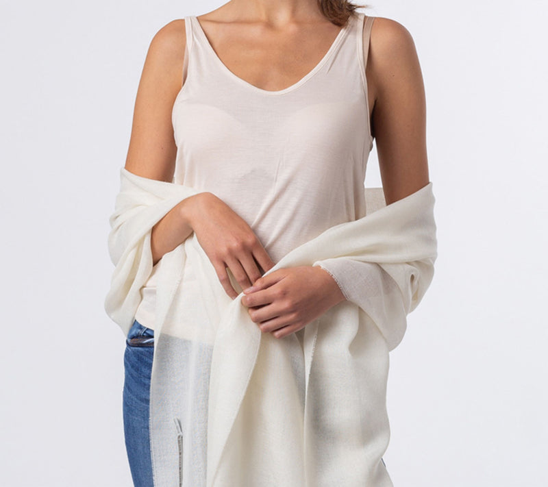 alicia adams alpaca Alpaca & Silk Blend Portofino Wrap — View 17