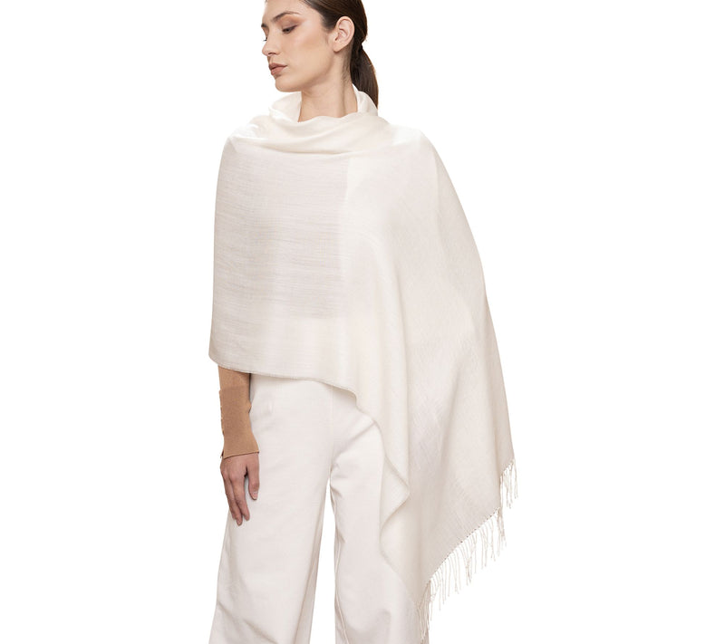 alicia adams alpaca Alpaca & Silk Blend Portofino Wrap — View 5