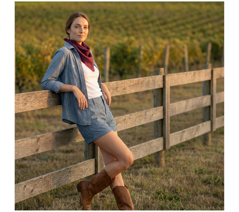 alicia adams alpaca Alpaca & Silk Blend Estelle Stars Bandana — View 17
