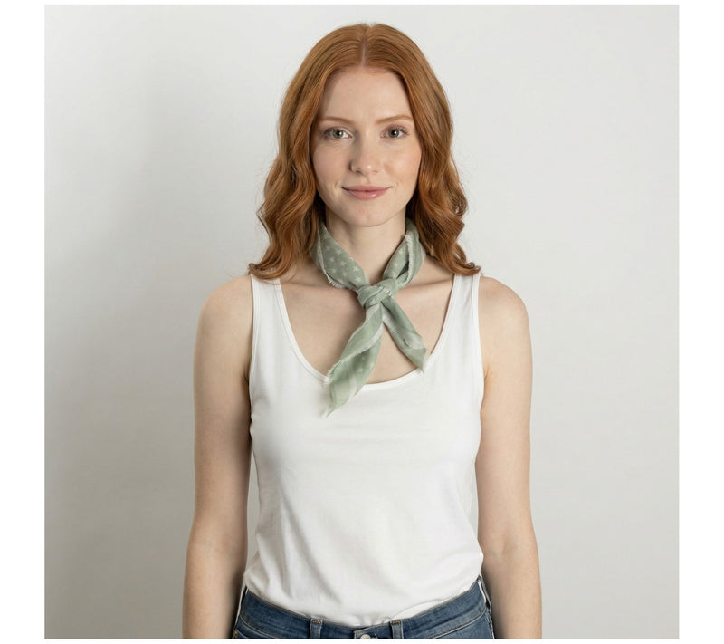 alicia adams alpaca Alpaca & Silk Blend Estelle Stars Bandana — View 11
