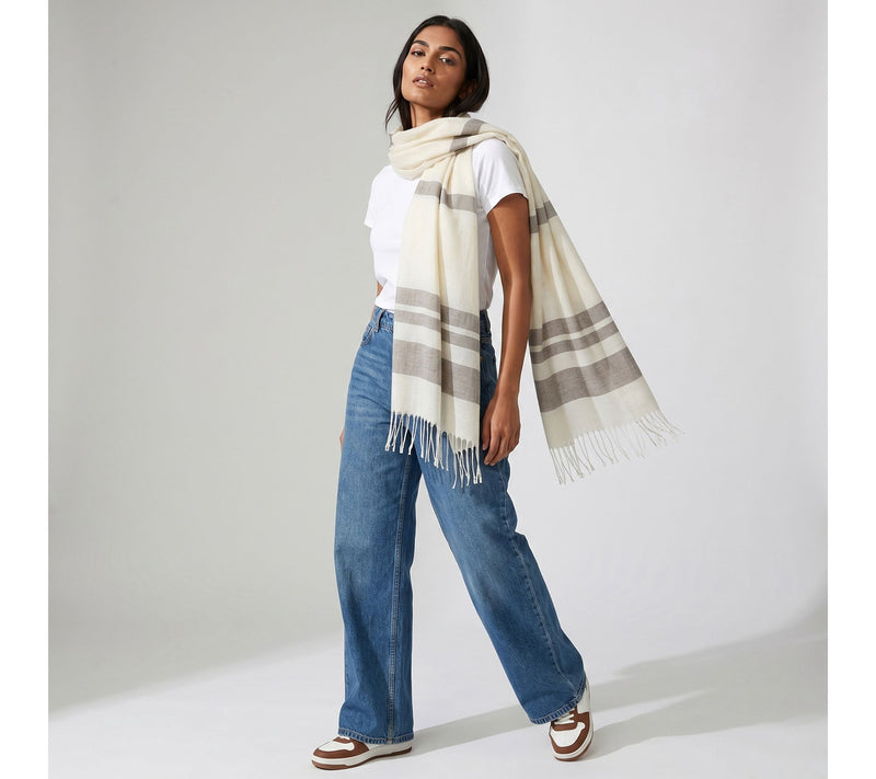 alicia adams alpaca Alpaca & Silk Blend Sail Wrap — View 25
