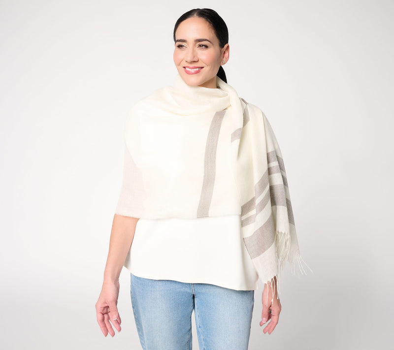 alicia adams alpaca Alpaca & Silk Blend Sail Wrap — View 26