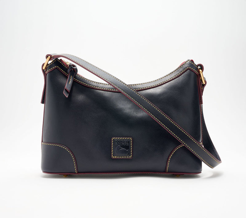 Dooney & Bourke Florentine Leather Large Shoulder Bag — View 10