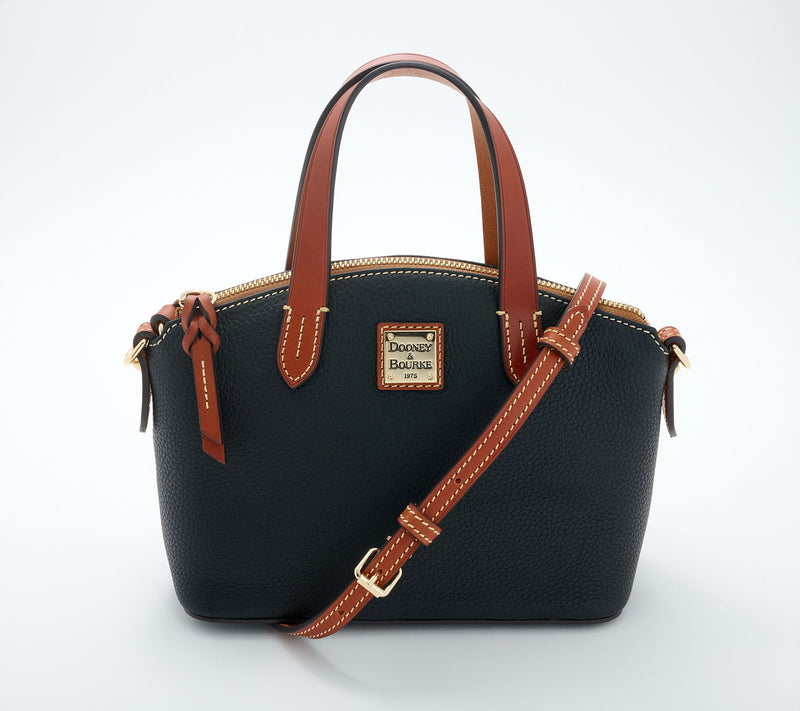 Dooney & Bourke Pebble Leather Ruby Domed Satchel — View 11