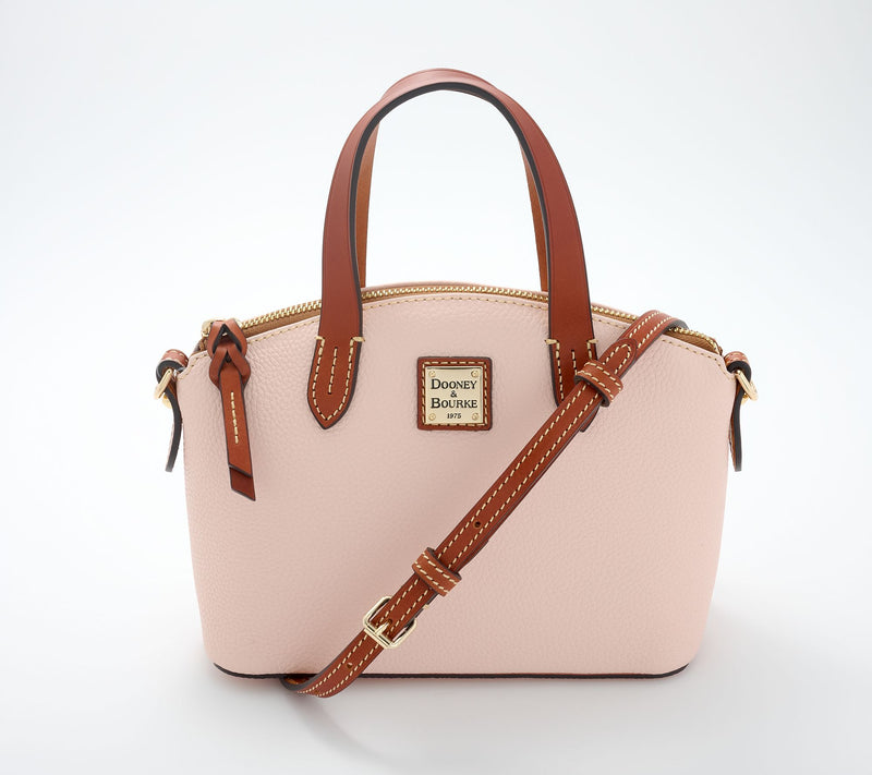 Dooney & Bourke Pebble Leather Ruby Domed Satchel — View 12